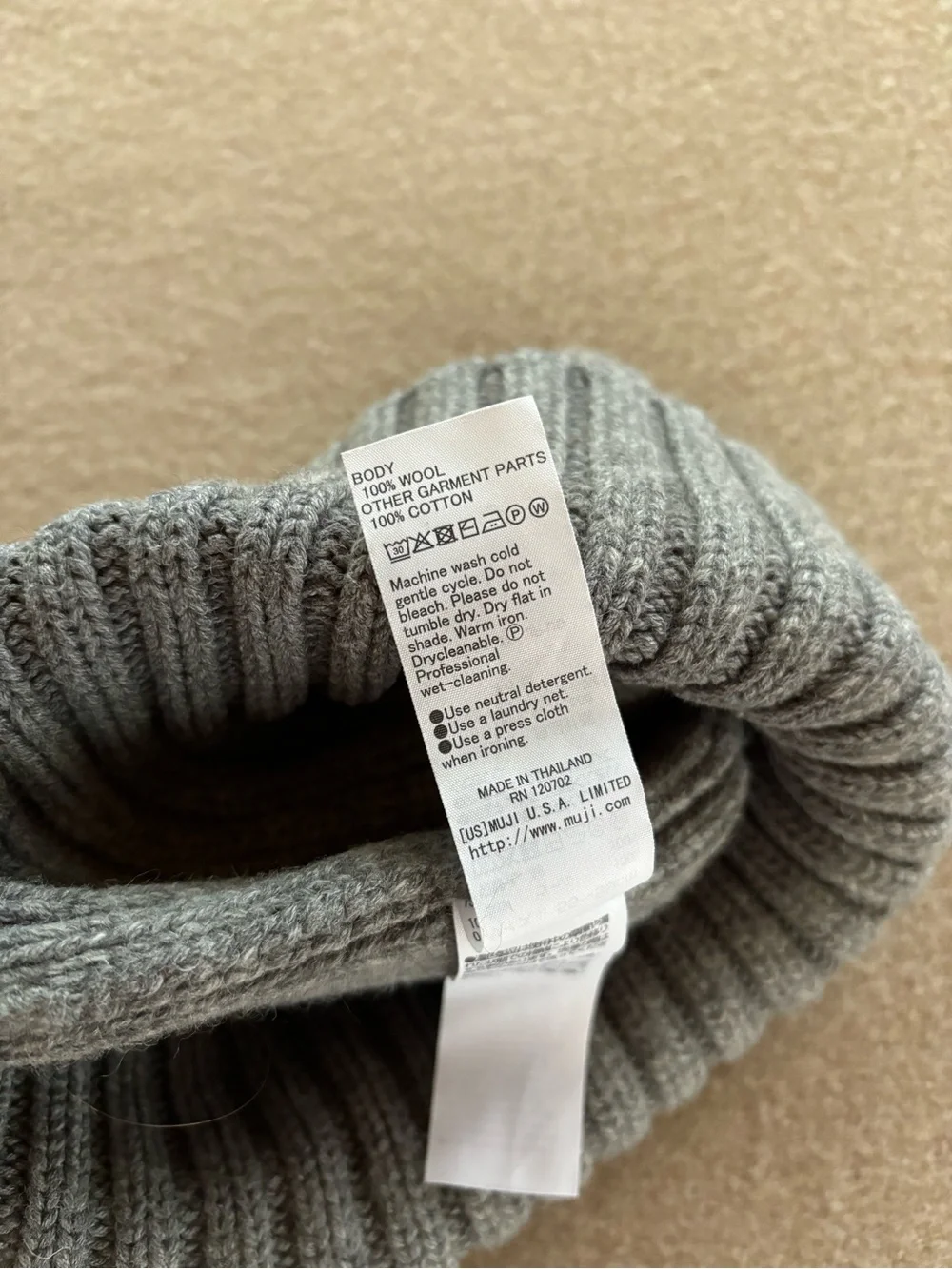 Muji Woolen Beanie